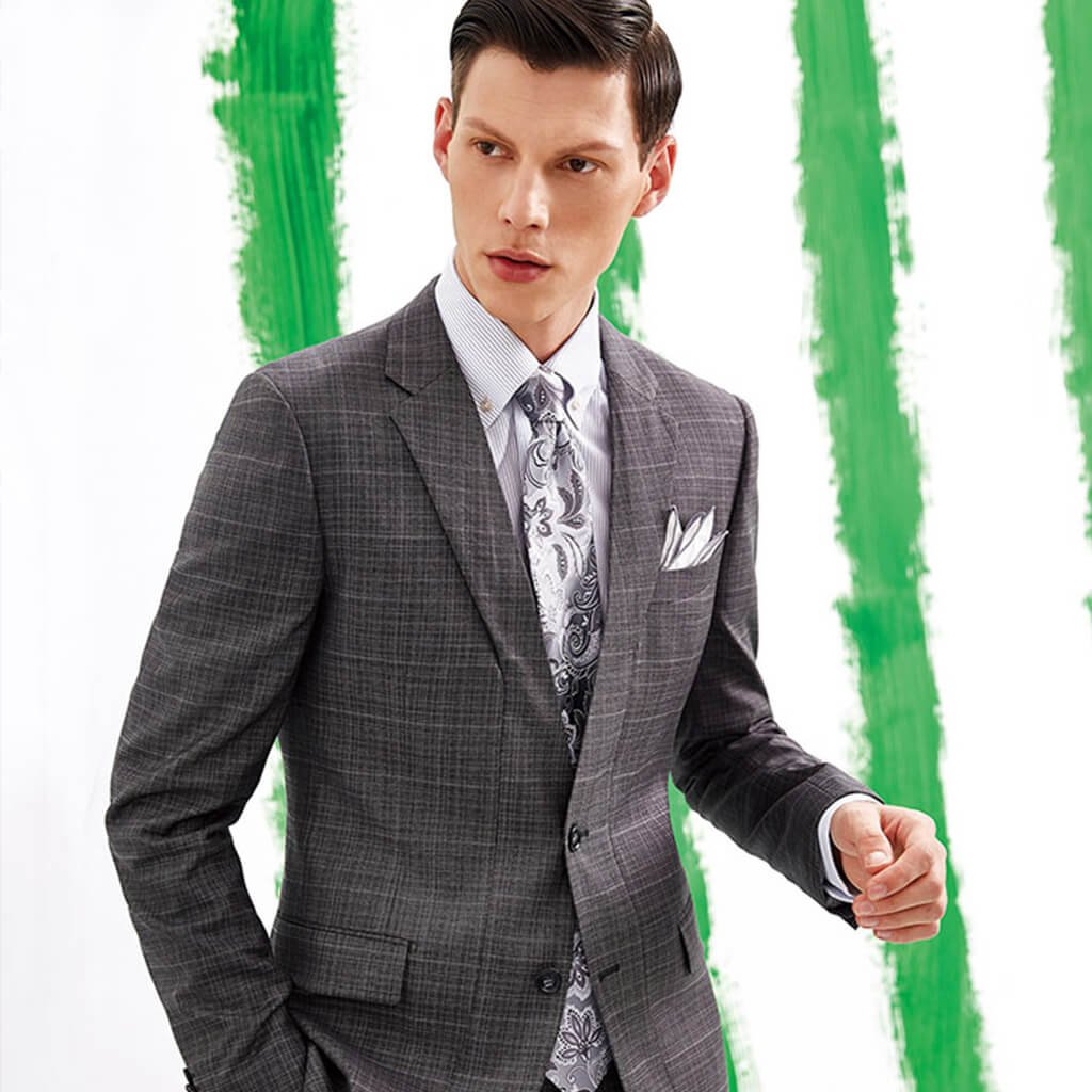 Grey Wool Blazer Nine